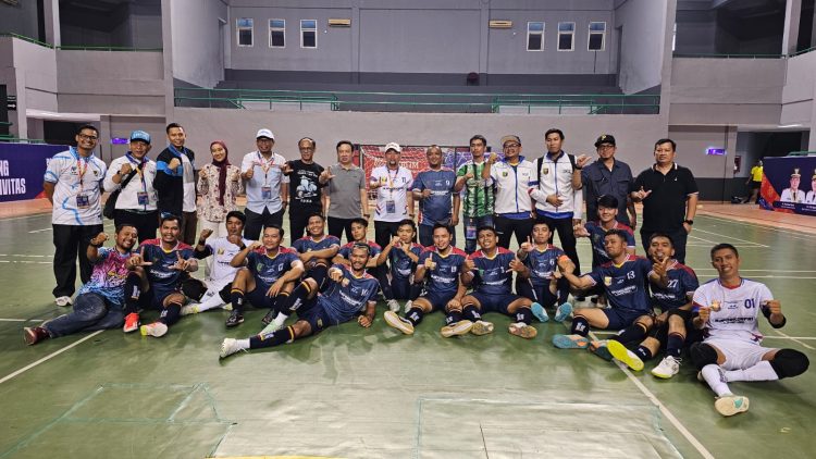Gulung Tim KPU RI 10-0, Tim Futsal KORPRI Lampung Kukuh di Puncak Klasemen