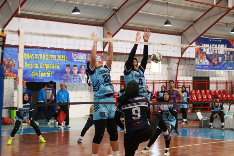 Tim Voli Putri Lampung Tampil Gemilang Lolos Ke Perempat Final Usai Tekuk Bangka Belitung