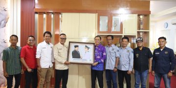 Wakil Bupati Lampura Audiensi Bersama Pengurus PWI