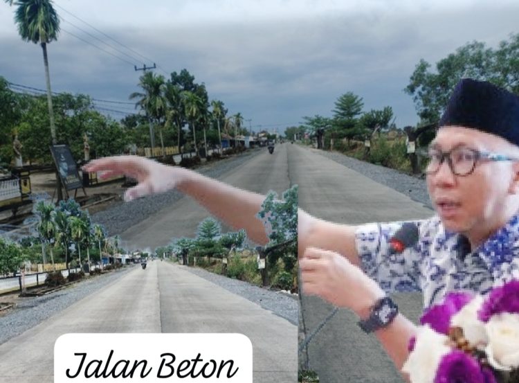 Gubernur Mirza Targetkan Jalan Provinsi Mantab Tahun 2028 Dengan Beton
