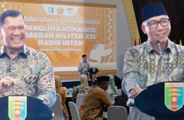 Pemprov dan Kodam XXI Radin Inten Bersinergi Bangun Lampung