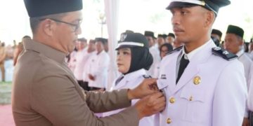 Bupati Tubaba Novriwan Jaya Resmi Melantik Afrika Kepalo Tiyuh Kartasari