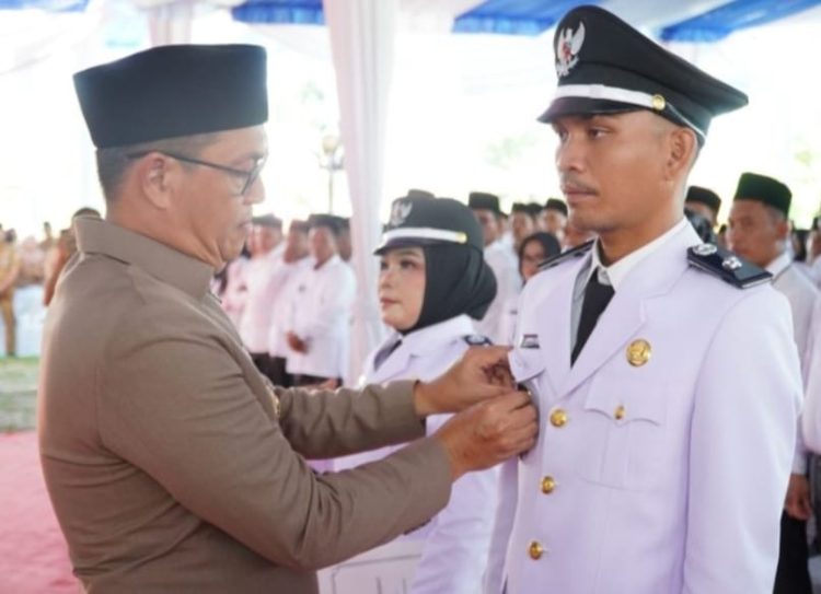 Bupati Tubaba Novriwan Jaya Resmi Melantik Afrika Kepalo Tiyuh Kartasari