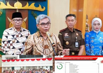 Pemprov Lampung Masuk 10 Besar Nasional Raih Nilai MCSP Tertinggi