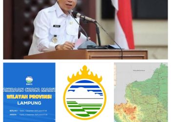 Warga Lampung Diminta Waspada! BMKG Prediksi Badai dan Hujan Sangat Lebat dalam 3 Hari Kedepan