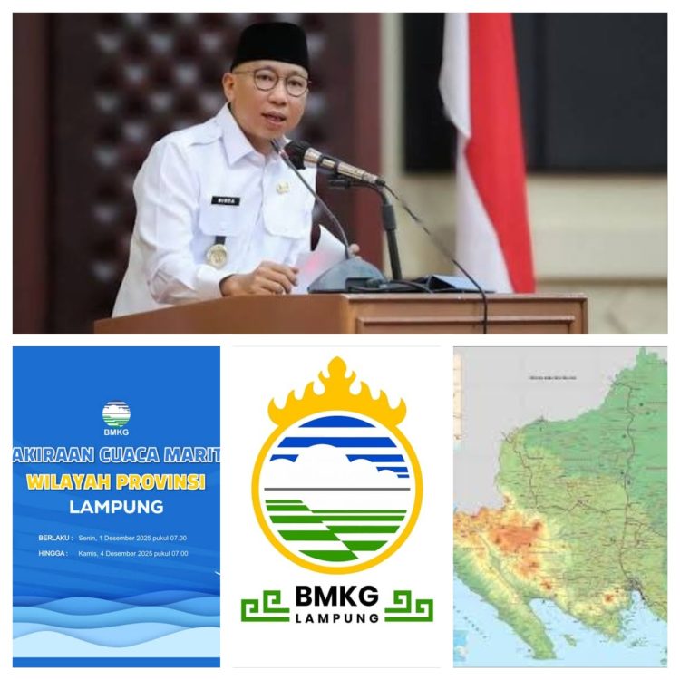 Warga Lampung Diminta Waspada! BMKG Prediksi Badai dan Hujan Sangat Lebat dalam 3 Hari Kedepan