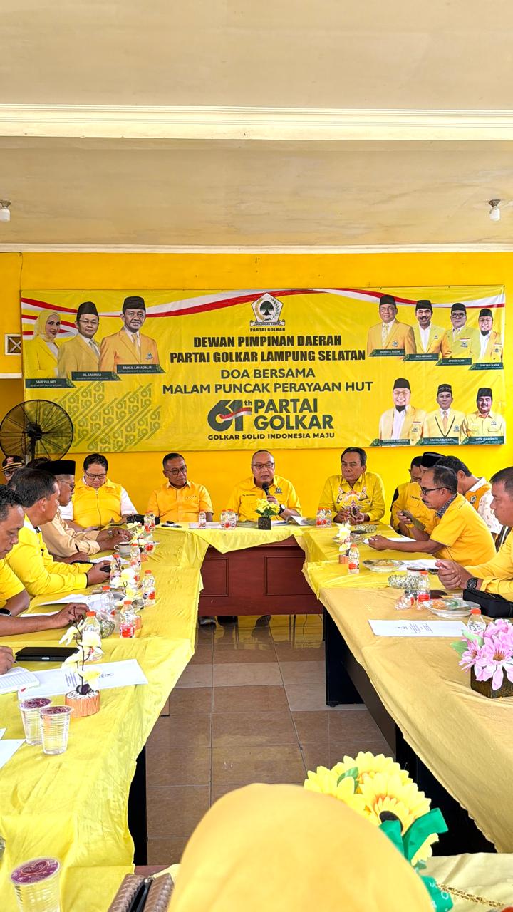 Toni Eka Candra Ajak Kader Golkar Lamsel Sukseskan Serta Meriahkan Acara Musda