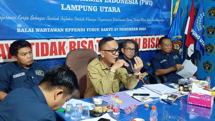 PWI Lampura Gelar Konferensi Kerja Periode 2024-2027