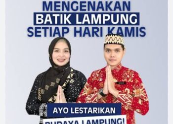 Kamis Beradat, Gunakan Pakaian Khas Lampung Dan Berbahasa Lampung