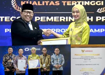 Pemprov Lampung Raih Prestasi Gemilang Sabet Predikat Kualitas Tertinggi Pada Penilaian Maladministrasi Pelayanan Publik 2025