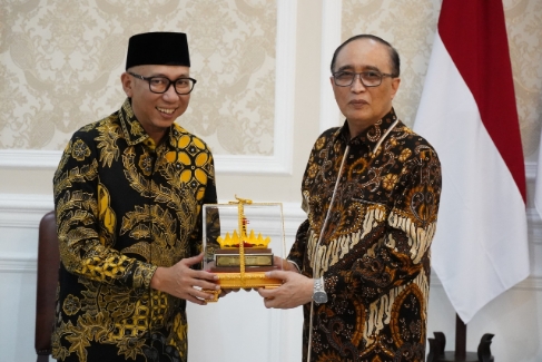 MA Kunjungi Pemprov Lampung Perkuat Sinergitas Antar Lembaga