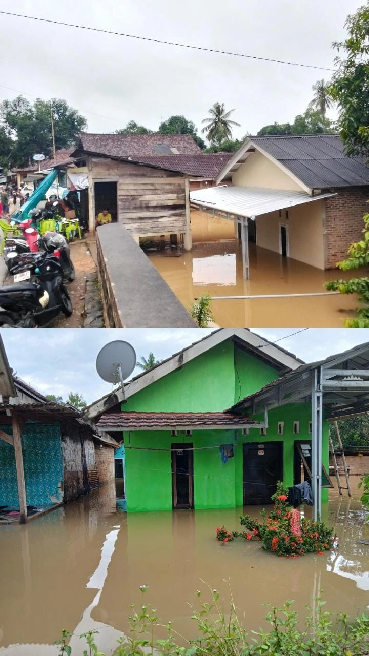 Banjir Tahunan Kembali Rendam Rumah Warga Di Kelurahan Kotabumi Udik