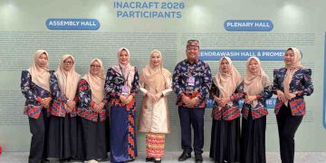 Pemkab-Dekranasda Tubaba Promosikan Produk Lokal Khas Bumi Ragemsai Mangei Wawai Di Event Inacraft 2026.