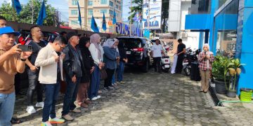 Sekdaprov Marindo Melepas Ratusan Wartawan Ke Banten Acara HPN