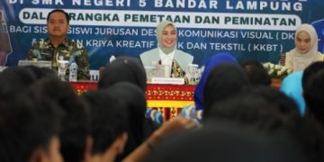 Dekranasda Lampung Kolaborasi dengan Disdikbud Asah Talenta SMK