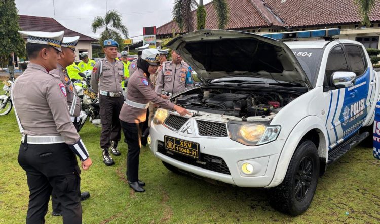 Jelang Arus Mudik Lebaran 2026, Satlantas Polres Lampura Siapkan Pos Pam Dan Pos Yan