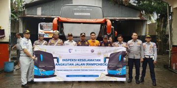 Dishub Lampura Bersama Tim Gabungan Gelar Ramp Check