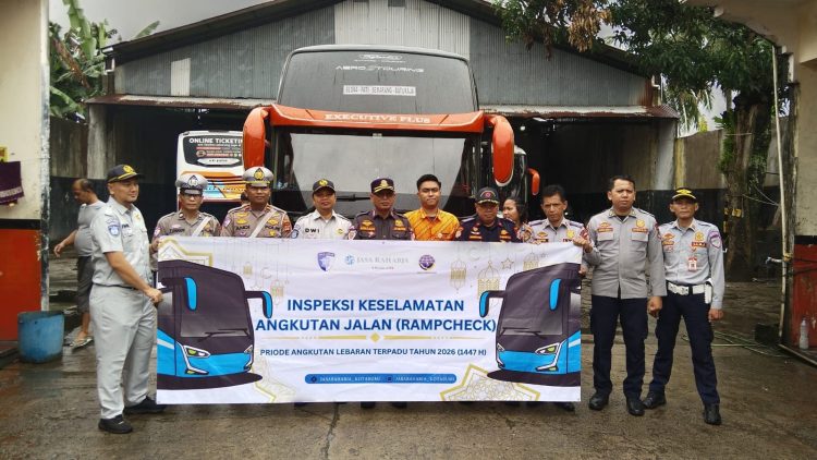 Dishub Lampura Bersama Tim Gabungan Gelar Ramp Check