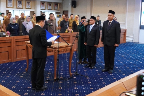 Lewat Sekdaprov, Gubernur Lampung Lantik Kadisperindag