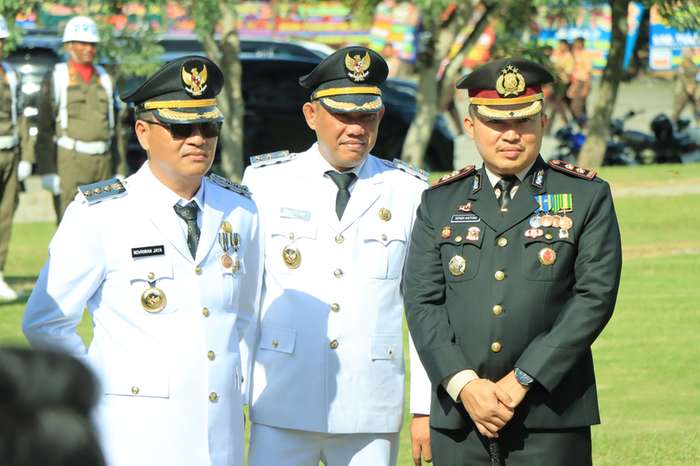 Kapolres Tubaba Hadiri Upacara HUT Ke 17 Kabupaten Tubaba Bertumbuh, Berdaya Dan Bersama