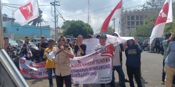 Kasus Korupsi SPAM Pesawaran, LSMB Geruduk PN Minta APH Amankan Oknum Diduga Pemalsu Dokumen Proyek