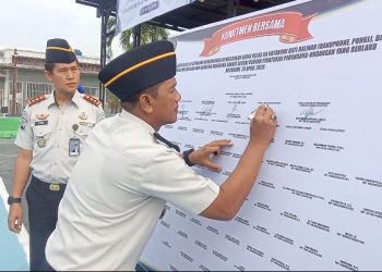 Tegas ! Lapas Kelas IIA Kotabumi Gelar Apel Deklarasi Berantas Halinar