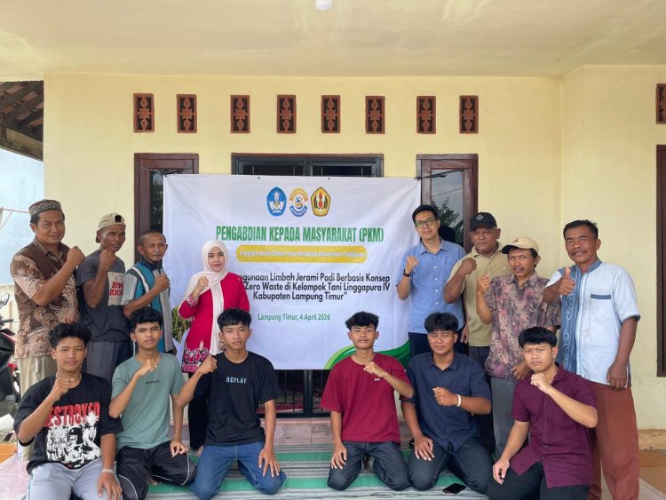 Pemanfaatan Limbah Jerami Padi Jadi Pupuk Organik, Solusi Pertanian Ramah Lingkungan di Lampung Timur