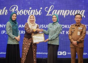 Lampung Raih Apresiasi Nasional atas Peta Jalan Pembangunan Kependudukan 2025