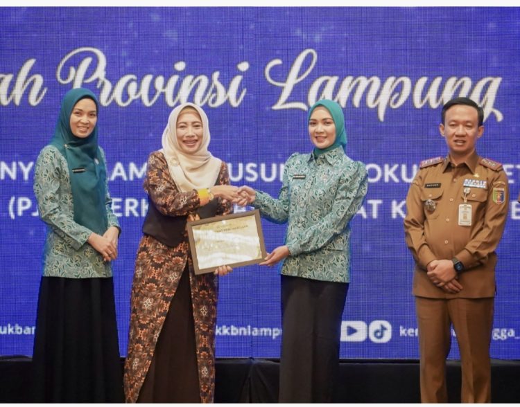 Lampung Raih Apresiasi Nasional atas Peta Jalan Pembangunan Kependudukan 2025