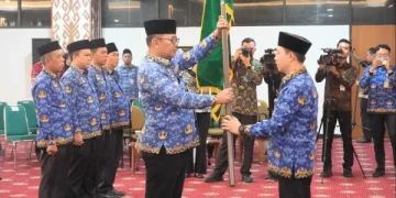 Sekdaprov Marindo Kurniawan Kukuhkan Pengurus Korpri Way Kanan, Tekankan Peran Strategis ASN